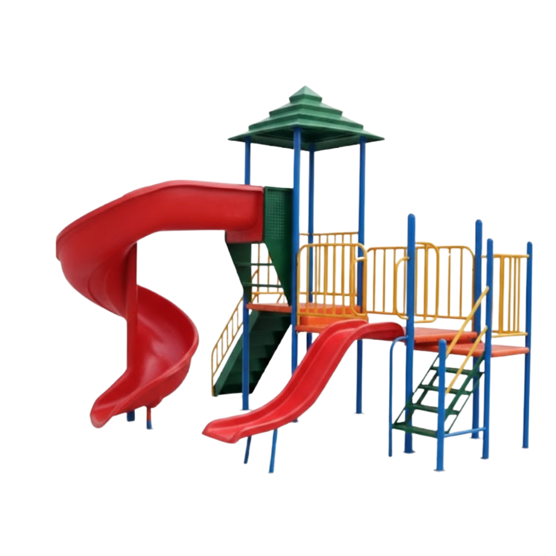 Playground Set Menara Seluncuran Spiral